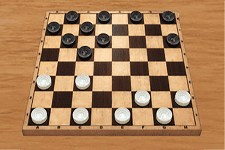 Jeu Simple Checkers Dames