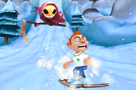 Jeu Skiing Fred