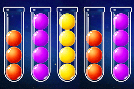 Jeu Sort them Bubbles