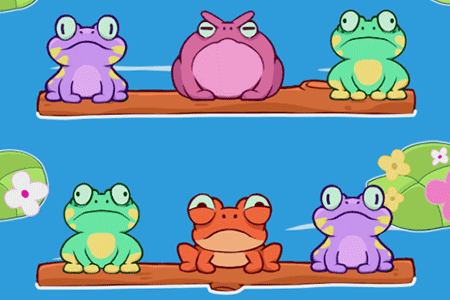 Jeu Sorting Frogs