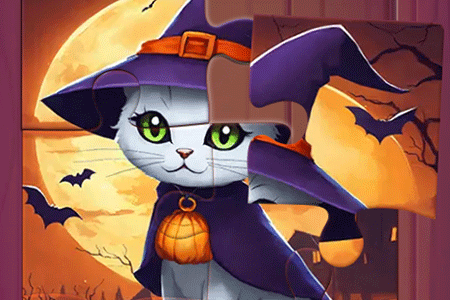 Jeu Puzzle Halloween effrayant