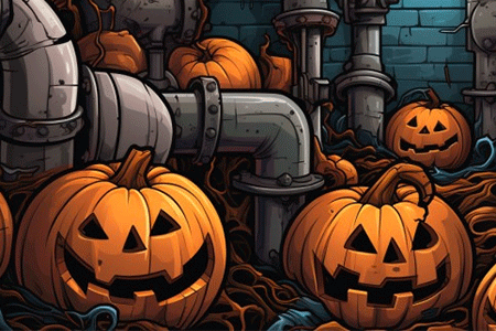 Jeu Spooky Pipes Puzzle