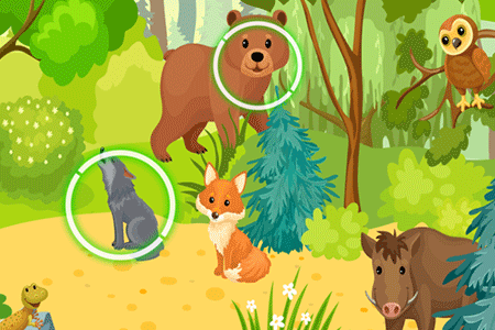 Jeu Différences Animaux 2