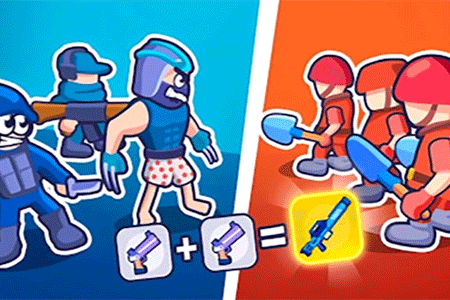 Jeu Squad Assembler Red vs Blue