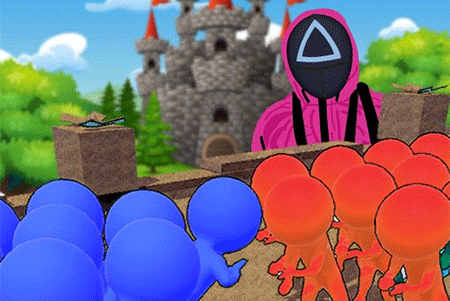 Jeu Squid Game Crowd Pusher