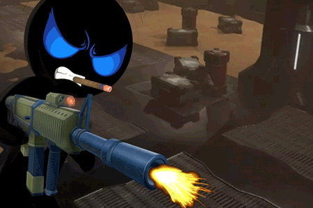 Jeu Stickman Armed Assassin Cold Space