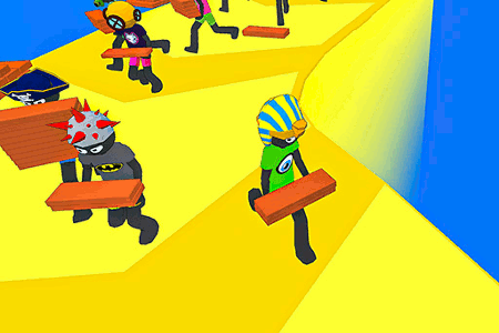 Jeu Stickman Planks Fall