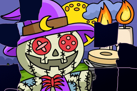 Jeu Antique Puzzle Halloween