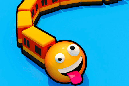 Jeu Trains.io 3D
