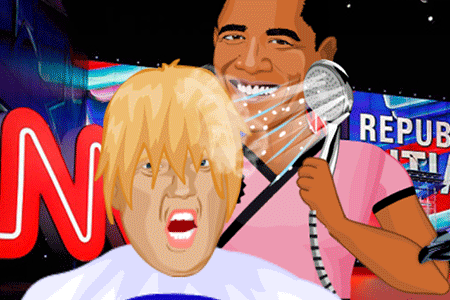 Jeu Trump vs Clinton Relooking
