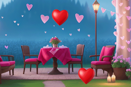 Jeu Cœurs de St Valentin cachés