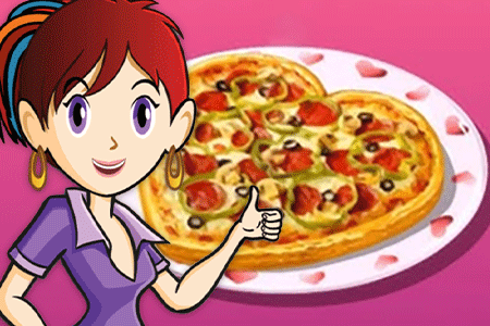 Jeu Cuisine de Sara Pizza St Valentin