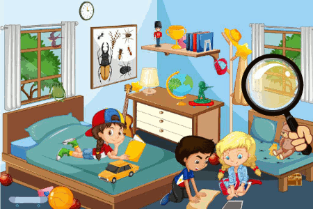 Jeu Objets Cachés Vandan le Détective