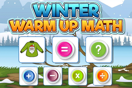 Jeu Winter Warm Up Math