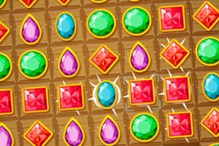 Jeu Wooden Jewels Match 3