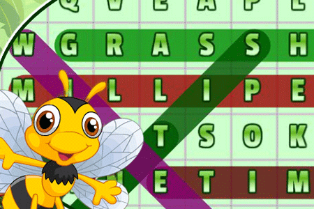 Jeu Mots Cachés Insectes
