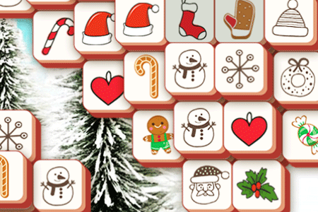 Jeu Xmas Mahjong Tiles