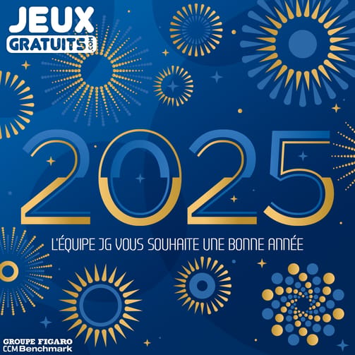 Bonne Année 2025 sur Jeux-Gratuits.com