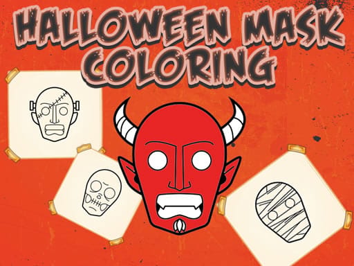 Jeu Livre de Coloriage de Masques d