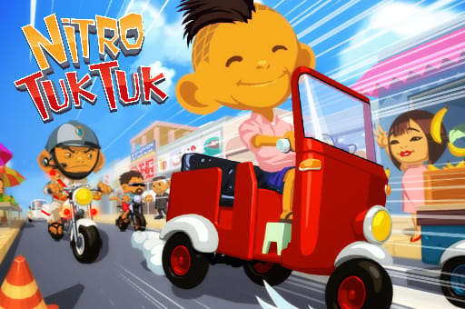 Jeu Tuk Tuk Nitro: Course Urbaine Effrénée