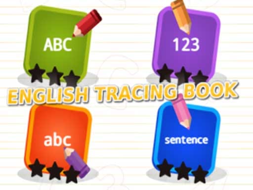 Jeu Cahier de Traçage Anglais: Apprends l