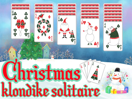 Jeu Solitaire de Noël Klondike