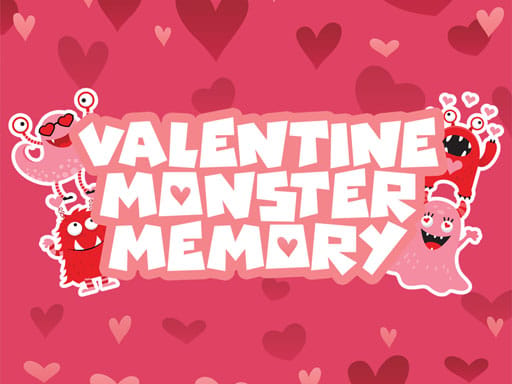 Jeu Mémoire des Monstres de la Saint-Valentin