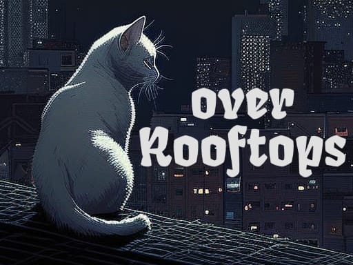 Jeu Chasse aux Toits: Course Féline Nocturne