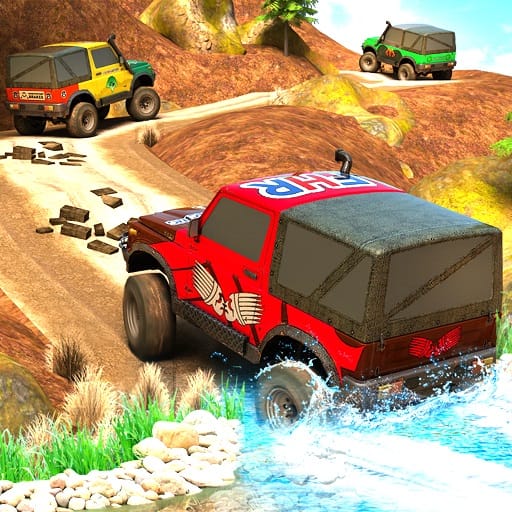 Jeu Aventure Tout-Terrain en Jeep 4x4: Défi de Conduite Extrême