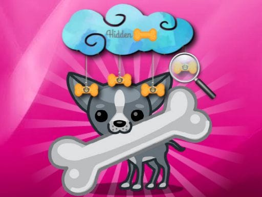 Jeu Os Cachés du Chiot Rigolo