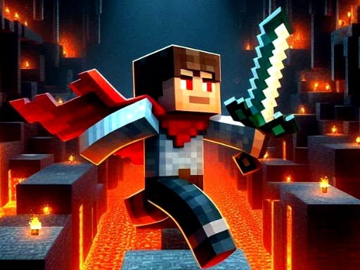 Jeu Mineblock Obby: Défi Parkour dans l