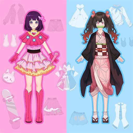 Jeu Styliste Cosplay Anime - Crée ta Poupée Manga