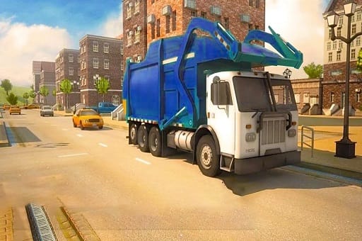 Jeu Chauffeur de Camion-Poubelle: Mission Nettoyage