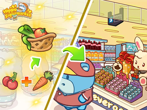 Jeu Hippo Market Mania