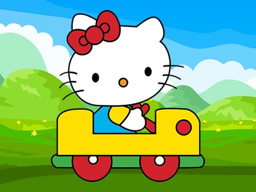 Jeu Puzzle Voitures de Kitty