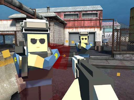 Jeu Guerre des pixels : Bataille de l’Usine 3D