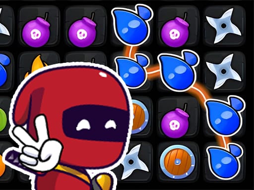 Jeu Ninja Spell Match: Combats Mystiques et Puzzles Magiques