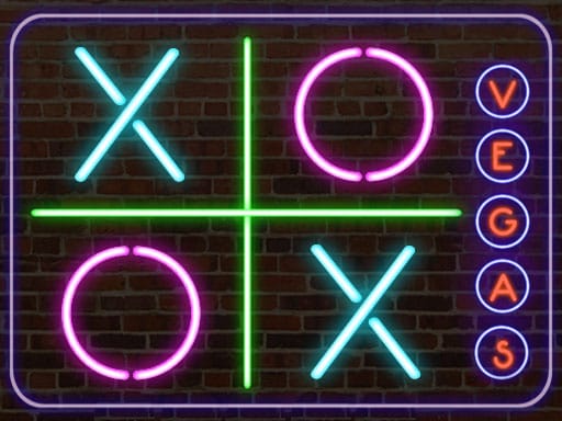 Jeu Morpion Vegas: Le Jeu de Tic Tac Toe aux Néons Étincelants