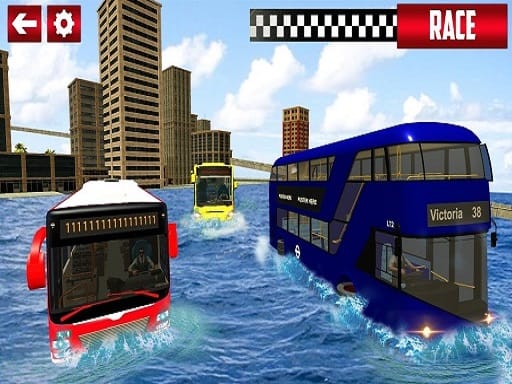 Jeu Simulateur de Bus Flottant: Aventure sur Rivière 2020