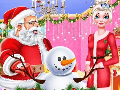 Jeu Invitons le Père Noël avec la Princesse Mia