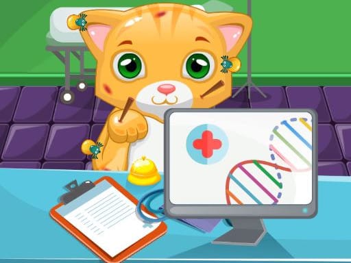 Jeu Clinique Vétérinaire Féline: Sauve les Chats Malades!