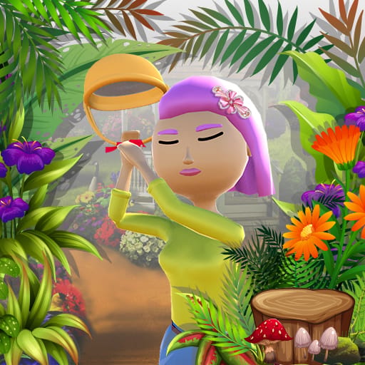 Jeu Jardin Fleuri 3D: Course à Obstacles