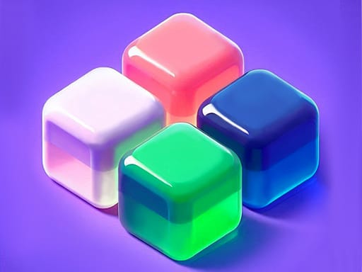 Jeu Puzzle de Blocs de Gelée: Fusion Colorée