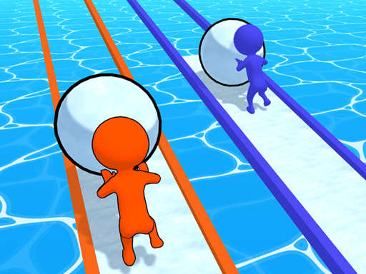 Jeu Course de Boules de Neige