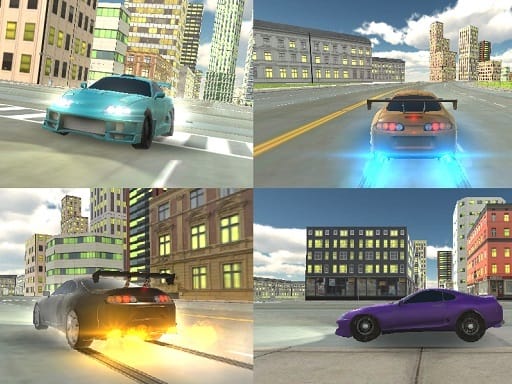 Jeu Supra Drift 3D: Dérapages Urbains en Toyota Légendaire
