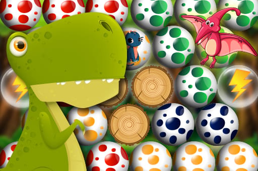 Jeu Bubble Shooter Dinosaures