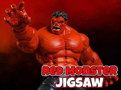 Jeu Puzzle du Monstre Rouge en Action