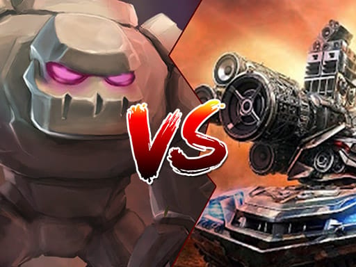 Jeu Tank Contre Golems: La Bataille Explosive