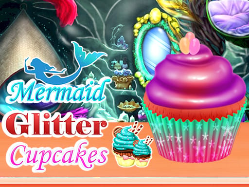 Jeu Cupcakes Sirène Pailletés