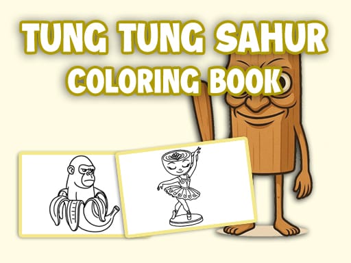 Livre de Coloriage Tung Tung Sahur : L